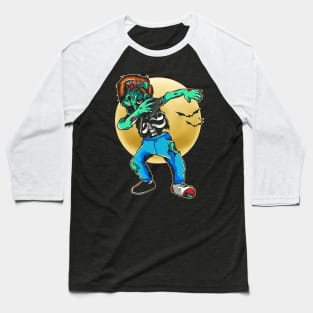 Zombie Dab Trapper Kid Baseball T-Shirt